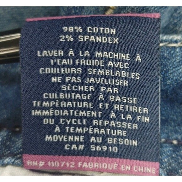 Vigoss The New York Skinny Embellished Jeans Womens Size 11/12 Length 28 Raw Hem - Picture 8 of 9